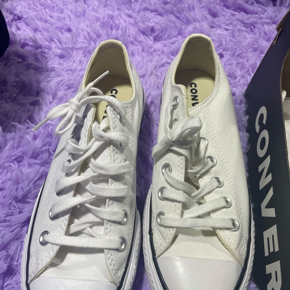 Converse All Star White Canvas Shoes